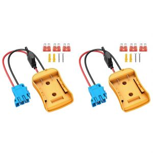 Adaptateur pour Peg-Perego, fil 12 AWG avec fusible 40 A - Neuf