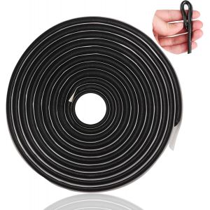 Cordon Rond En Butyle Noir-8 Mm X 5 M-Ruban Adh&eacute;sif En Caoutchouc Butyle &Eacute;tanche-Ruban Adh&eacute;sif Double Face En Butyle Pour Fen&ecirc;tres De Phares De Voiture,Pare-Brise,Fen&ecirc;tres Et Portes - Neuf