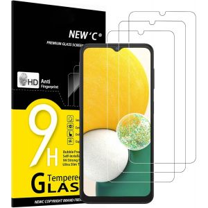 Lot De 3, Verre Tremp&eacute; Pour Samsung Galaxy A13 5g, A13 4g, A04s, Film Protection &Eacute;cran -Sans Bulles D'air -Ultra R&eacute;sistant (0,33mm Hd Ultra Transparent) Duret&eacute; 9h Glass - Neuf