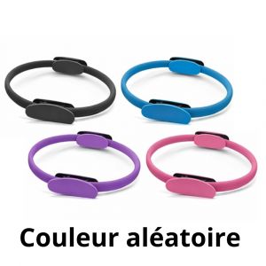 Anneau Yoga/Pilates 32 Cm &ndash; R&eacute;sistance 15kg &ndash; Poign&eacute;es Eva &ndash; Fibre De Verre/Caoutchouc &ndash; Muscles Profonds - Couleurs Al&eacute;atoires - Neuf