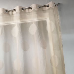 Voilage En &Eacute;tamine &Agrave; Gros Pois - Neuf