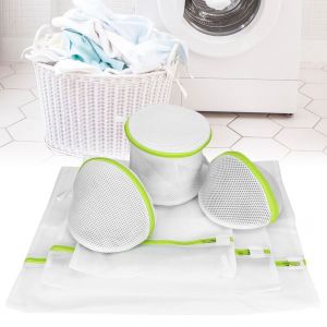 HJLIAN Lot de 6 sacs de lavage en maille a fermeture eclair pour vetements, soutien-gorge, sous-vetements - Neuf