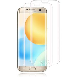 Kal-Lot De 2 Films De Protection D'écran En Verre Blindé Pour Samsung Galaxy S7 Edge -Incassables -Anti-Traces De Doigts -Pour S7 Edge - Neuf