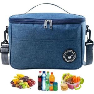 Sac Isotherme Repas,Sac Lunch Box Isotherme,Sac Isotherme Repas Bureau,Portable Voyage Pique-nique - 29x20x22cm - Neuf