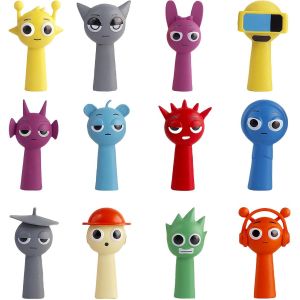 Figurines Mobiles S-prunki, Figurines d'action, Figurines Color&eacute;es pour Gar&ccedil;ons et Filles de 3 Ans et Plus, S&ucirc;res, Durables et Amusantes Tous Les Amateurs de Jeux S-prunki (A) - Neuf