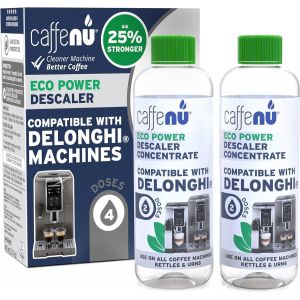 JGD-D&eacute;tartrant liquide compatible DeLonghi 400 ml Eco Am&eacute;liore le go&ucirc;t & Prolonge la dur&eacute;e de vie - 4 Doses - Neuf
