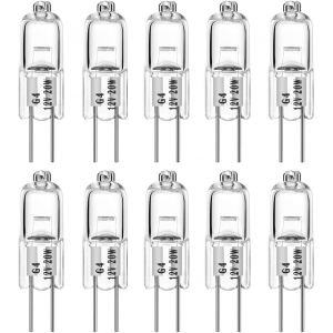 Ampoules Halogènes G4 20w 12v T3 Jc Type 2 Broches De Remplacement De La Base Pour Le Paysage Sous Le Meuble Puck Light Track Lighting Dimmable (10pack)[Amp740922] - Neuf