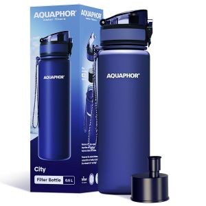 Checarzhn--No1-City Bottle Bouteille D'eau De Voyage Avec Filtre À Charbon Actif, Filtre Le Chlore Et Les Impuretés, Fabriquée En Tritan Et Sans Bpa, Restez Hydraté Lors De Vos Déplacements - Neuf