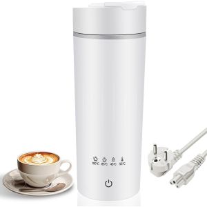 Bouilloire &eacute;lectrique portable, petite bouilloire &eacute;lectrique de voyage, 300 W, chauffe-eau rapide, mini tasse &agrave; caf&eacute; &eacute;lectrique pour h&ocirc;tels/bureaux/camping-cars, arr&ecirc;t automatique et red&eacute;marrage - Neuf