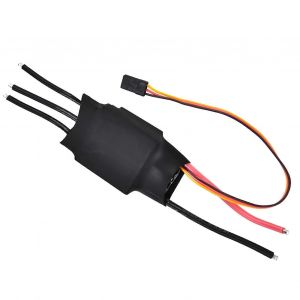 60A Brushless ESC pour RC Bateaux avec de l'Eau du Système de Refroidissement, Réponse Rapide du Moteur, Limité les Fonctions de Programmation, de Plug-n-Play de Compatibilité - Neuf