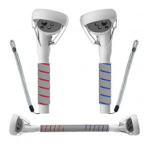 Accessoires De Poign&eacute;e Pour Oculus Quest 2 Controller Vr Gorilla Tag Poign&eacute;es Longues Pour Meta Beat Saber - Neuf