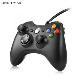 Le Noir Manette De Jeu Filaire Avec Vibrations Pour Xbox 360, Contr&ocirc;leur De Jeu Pour Pc Xbox360 - Neuf
