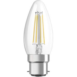 Ampoule Led|Culot: B22d|Blanc Chaud|2700 K|4 W|Équivalent À 40 W|Clair|Led Retrofit Classic B - Neuf