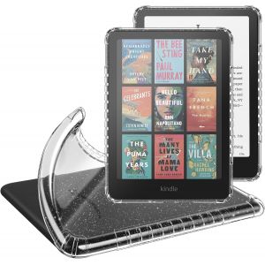 GUOP-Étui Pour 7"" Kindle Paperwhite (12E Génération,2024) Et Kindle Colorsoft (1Re Génération,2025/2024),Coque Arrière Fine Légère Housse En Tpu Souple Antichoc,Paillette - Neuf