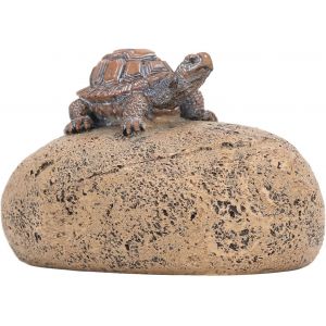 Nouvelhorizonstore-Faux Cache-Cl&eacute;s En Pierre De Tortue, Bo&icirc;te De Rangement S&ucirc;re Pour L'ext&eacute;rieur, L'int&eacute;rieur, Le Jardin, L'ornement D&eacute;coratif En Fausse Pierre, Support De Maison Design De Grande - Neuf