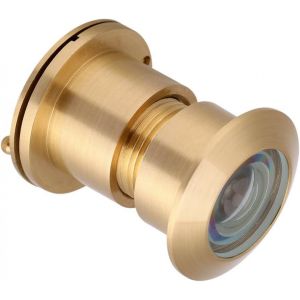 ChenQuanSarl-Visionneuse De Porte De 28 Mm À Grand Angle De Vision Avec Couvercle De Confidentialité Robuste Accessoires De Porte Antivol En Cuivre Pur Et Verre Optique (Or) - Neuf