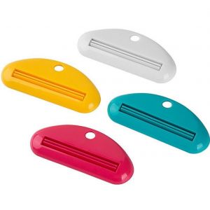 (B) 4 Pièces Presse-Tube De Dentifrice, Distributeur De Presse-Tube De Dentifrice, Presse-Tube Pratique, Pour Dentifrice, Crème Pour Les Mains, Tube De Couleur, Cosmétiques - Neuf