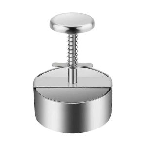 Presse à viande,machine à galettes de hamburger réglable en acier inoxydable,presse manuelle de galettes de viande en acier - Neuf