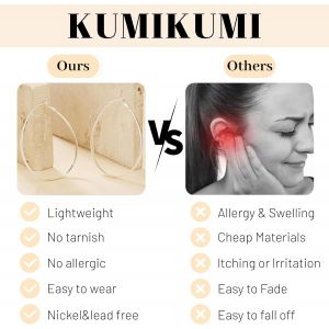 Creoles Argent Femme Hypoallerg&eacute;niques Grandes Boucles D'oreilles Femme Argent Ovales L&eacute;g&egrave;res Boucles D'oreilles Femmes Creole 30/45/55/65mm[Bou9240959] - Neuf