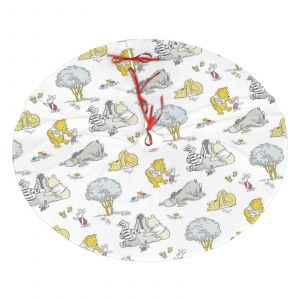 Jupe De Sapin Winnie L'ourson, Douce Et Amusante, Pour Une D&eacute;coration De No&euml;l Champ&ecirc;tre De 76 Cm (30 Pouces). - Neuf