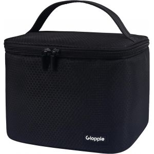 Sac Isotherme Repas Pour Homme Femme Sac &Agrave; D&eacute;jeuner Portable Lunch Bag Isol&eacute; Thermique Pour Bureau Pique-Nique Quotidien, Noir & Motif En Nid D`Abeilles - Neuf