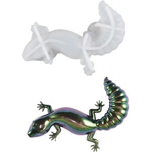 Moules En Silicone En Forme D'animal 3d En Forme De L&eacute;zard Pour R&eacute;sine, Loisirs Cr&eacute;atifs, Cadeaux, Jouets - Neuf
