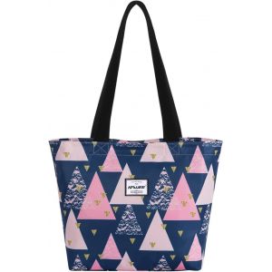 ERSHI-Mode Femme Sac à Bandoulière avec Zip Grande Capacité Sac D'épaule Imperméable Léger Sac Fourre-Tout Loisir Sac à Provisions[5 - Neuf