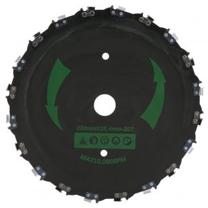 Lame de debroussailleuse, tondeuse a gazon, tronconneuse circulaire, accessoires pour desherbeur electrique, 20 dents - Neuf