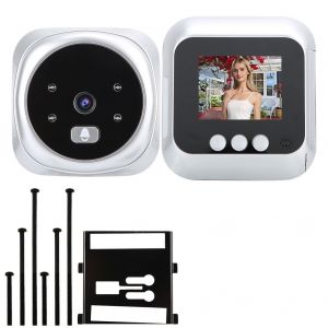 Camera de securite electronique intelligente a vision nocturne avec LED TFT IR de 2,4 pouces - Neuf