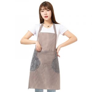 Tablier De Cuisine Imperméable Couleur Café En Pvc, Tablier Professionnel Unisexe Pour Hommes Et Femmes - Neuf