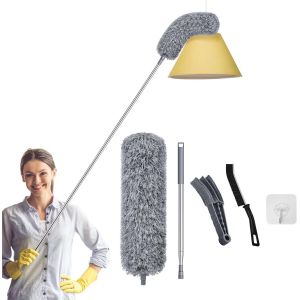 Lot de 5PCS Brosses D&eacute;poussi&eacute;rantes Lavables pour Nettoyer la Poussi&egrave;re sur Les Portes et Les Fen&ecirc;tres - Neuf