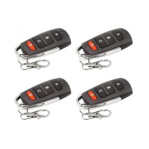 QIACHIP Lot 4 Telecommande Portail 433 MHz, de Garage Duplicateur sans Fil clonage 433,92 MHz - Neuf