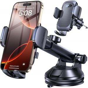 JGD-2025 Support T&eacute;l&eacute;phone Voiture&iquest;Ventouse Ultra Puissante&iquest; 360&deg; Rotation Porte Telephone Voiture Tableau de Bord,Support Portable Voiture pour iPhone 17 Pro Max et Samsung Galaxy S25 Ultra - Neuf
