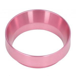 HJLIAN Entonnoir doseur anti-poussiere en alliage d'aluminium, anneaux de dosage universels avec magnetisme pour cafe domestique, rose, 58 mm - Neuf