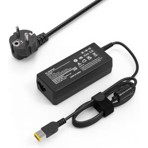 acdsgd-Chargeur 65W Compatible avec Lenovo ThinkPad X1 Carbon (Gen2/3/4)/X240/X250/X260/T440/T450/T460, IdeaPad 300, Yoga 2/11/11s/13, Adaptateur Alimentation 20V 3.25A, Interface Carr&eacute;e - Neuf