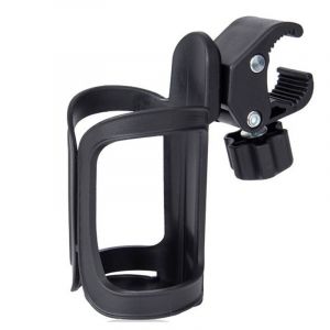Porte-Gobelet Noir Pour Poussette, Porte-Gobelet Universel Pour Vélo, Rotation À 360 Degrés, Porte-Bouteille, Porte-Gobelet Pour Chariot Vtt, Poussette Et Fauteuil Roulant - Neuf