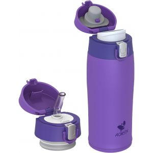 Gourde Isotherme, 350ml/500ml/750ml Bouteille Isotherme, Gourde Enfant En Acier Inox 18/8, Gourde Sport Anti-Fuite, Mug Isotherme Sans Bpa Pour Sport, Extérieur Et Quotidien - Neuf