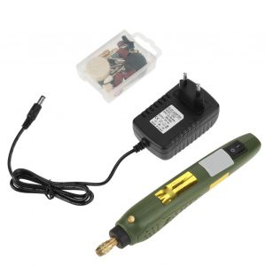 Mini stylo electrique de sculpture, de polissage, de gravure, perceuse a main, meuleuse rotative, outils, prise UE 100-240 V - Neuf