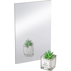 Ensemble De 4 Miroir Autocollant,Miroirs Salle De Bain,Miroir Mural,D&eacute;coration Murale Pour La Maison,La Salle De Bain Et Le Bureau. Facile &Agrave; Installer Et Polyvalent.,20*30 - Neuf