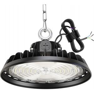 Subzonal-Ufo 150w Led High Bay Projecteur Garage Light 22500lm &Eacute;clairage Pour Atelier 6000k 120&deg;&Eacute;clairage Ip65 Lampe Industrielle Dimmable 90w/120w/150w Usines Entrep&ocirc;ts De Construction Garages Stade - Neuf
