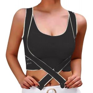 Soutien-Gorge De Sport &Agrave; Boucle Lat&eacute;rale Pour Femme, V&ecirc;tement D'ext&eacute;rieur, Gilet Yoga, Sans, Fronc&eacute; Dans Le Sous-V&ecirc;tements Correcteurs Rembourr&eacute; Soutien Gorge Dos Nu Bralette Sans - Neuf