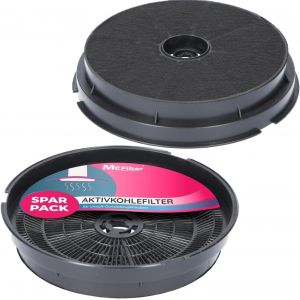 I 2x filtre à charbon actif Ø 190mm pour hotte aspirante adapté à Refsta K25,Zanker 902979378/4,Tecnowind Type H,Whirlpool 484000008647-Filtres pour hotte aspirante - Neuf