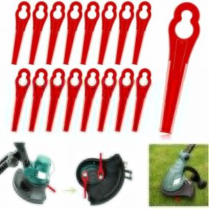 120 lames de rechange en plastique de tondeuse (rouge) - Neuf