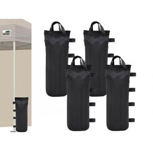 Lot De 4 Sacs De Sable Pour Tente &Agrave; Baldaquin, Pour La Stabilit&eacute; Des Pieds De Tonnelle Ext&eacute;rieure - Neuf