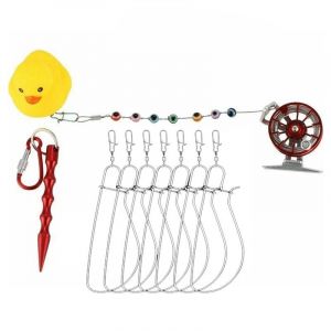 1 Ensemble De Boucle De Serrure De P&ecirc;che Verrouillage &Agrave; Un Doigt &Eacute;viter L'enchev&ecirc;trement Accessoires Cordon De Ceinture De Verrouillage De Poisson Professionnel Pour La P&ecirc;che-Rouge S - Neuf