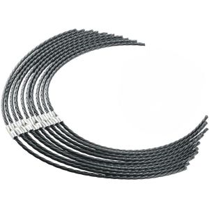 MEVRONISSHOP-10 Pi&egrave;ces Fil de Coupe Extra R&eacute;sistant, pour Fil D&eacute;broussailleuse Bosch F016800431 Bobine de Fil pour AFS 23-37 Filetage de Coupe pour D&eacute;broussailleuse Brushcutter Lines(37 cm &times; 3,5 mm) - Neuf