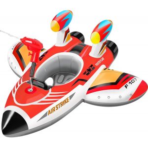 Bouée De Natation Pour Bébé Avec Pistolet À Eau-Pour Enfants De 3 À 6 Ans-Gonflable-Avec Poignée-Jouet De Piscine Pour Tout-Petit-Été-Jeux D'eau - Neuf