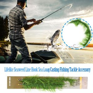 Hamecon Realiste Pour Ligne D'algues, Accessoire De Peche Au Lancer Longue Distance (2#) - Neuf