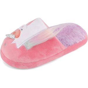Ihkhu-Chausson Enfant Fille Peluche Souple Mignonne Pantoufle Enfants Caoutchouc Antidérapantes - Neuf