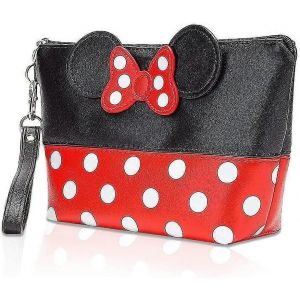 Sac de rangement pour le maquillage Mickey,sac de voyage &agrave; pois Bowknot pour femme - Neuf